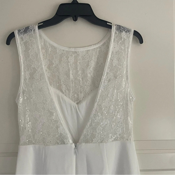 New! Lulus Romantic Inclinations Lace Backless Wide-Leg Jumpsuit 33103 - Picture 6 of 10